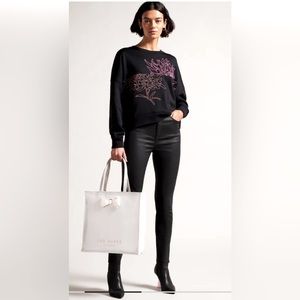 Fabulous Elegant Ted Baker London Light Gray Tote. Brand New with tags.